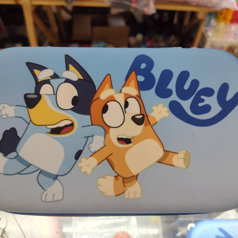 Bluey Home Office Pencil Case - Blue and Orange